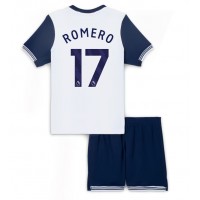 Billiga Tottenham Hotspur Cristian Romero #17 Barnkläder Hemma fotbollskläder till baby 2024-25 Kortärmad (+ Korta byxor)